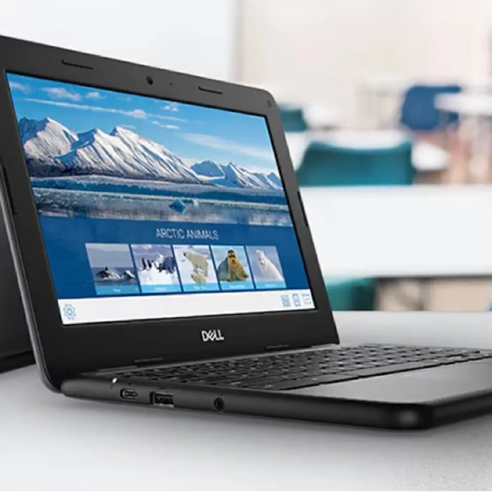DELL 2 in 1 Chromebook 3100 Laptop in Gray Gunmetal Color (refurbished/used)